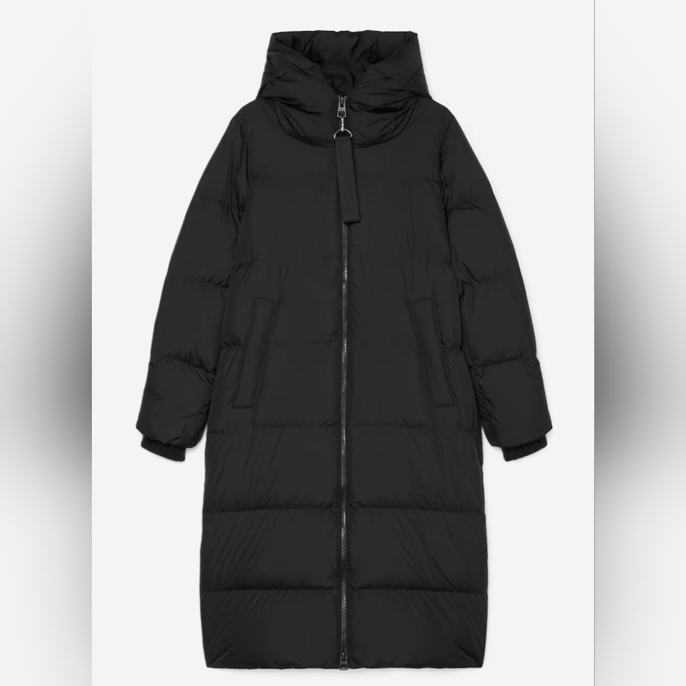 Marc O'Polo - Puffer down hooded coat regular made of recycled fabric -  Size 34